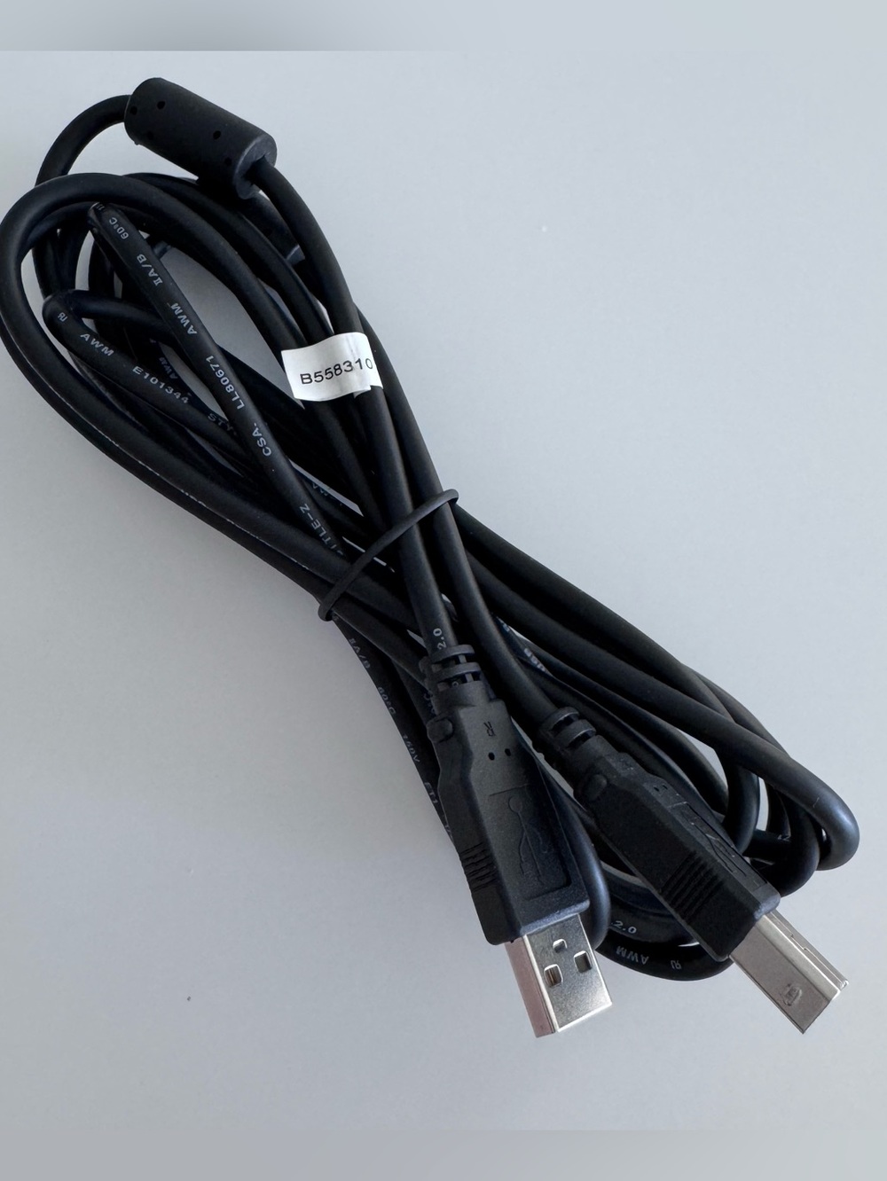 Genuine OEM Barco B558310 2.0 Type USB-A to Type USB-B cable